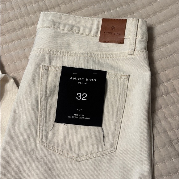 BNWT ANINE BING Roy jeans- white- - Picture 9 of 9